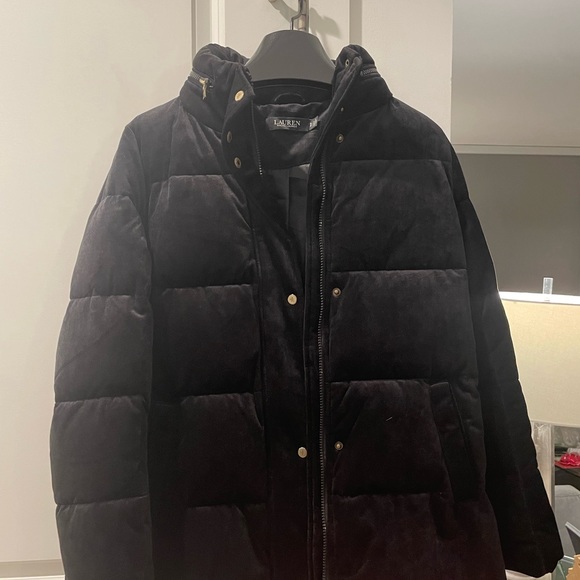 NWT Black Ralph Lauren coat with hood - Picture 2 of 8